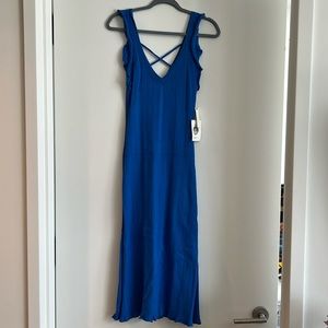 Cobalt Blue Midi Dress